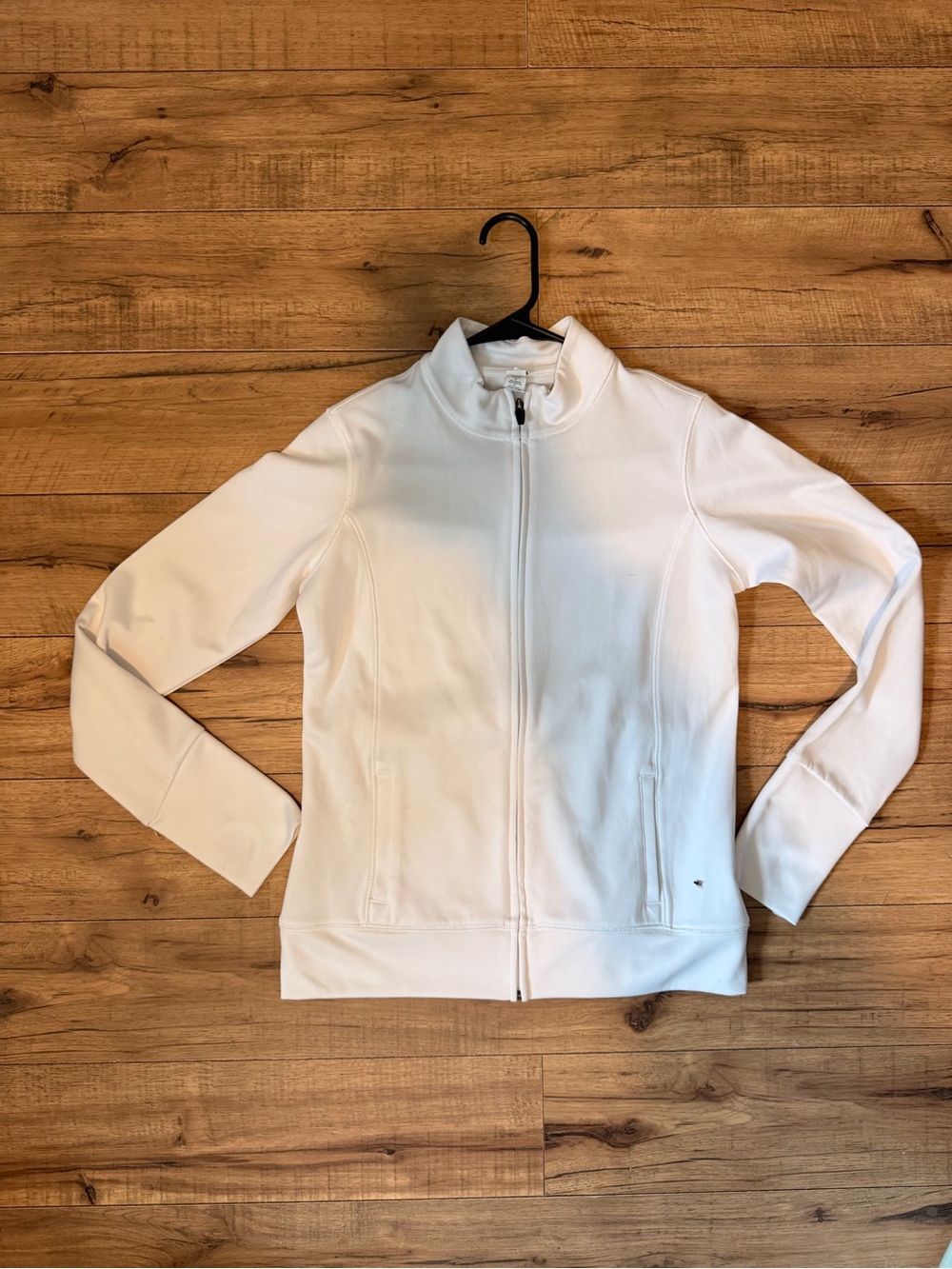 White ALO Full-Zip Women's Jacket - Classic Lightweight Layer
